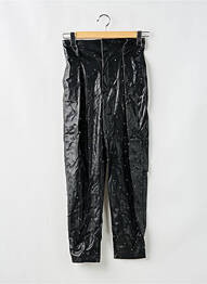 Pantalon drept talie cu cleme talie înaltă negru LIU JO femme