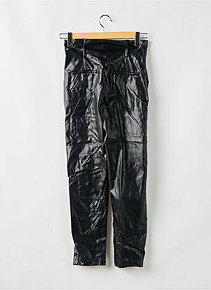 Pantalon drept talie cu cleme talie înaltă negru LIU JO femeie