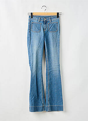 Blugi cu croială evazată albastru DENIM STUDIO femeie