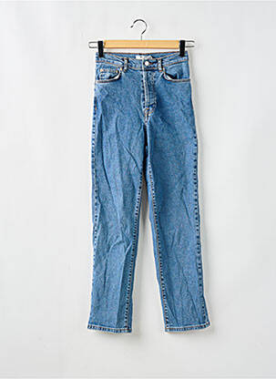 Blugi cu croială dreaptă albastru NA-KD femeie