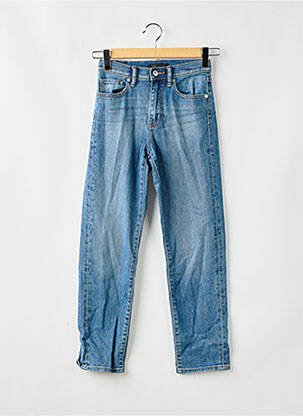 Blugi cu croială dreaptă albastru UNIQLO femeie