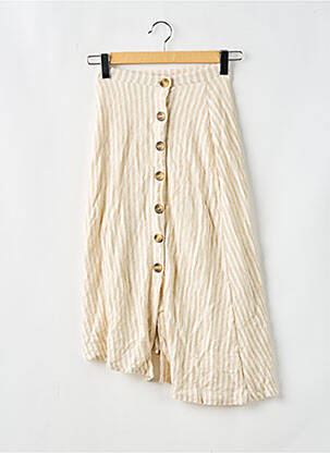 Fustă lungă bej PULL & BEAR femeie