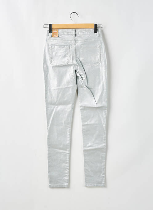 Pantalon slim argintiu PROMOD femeie