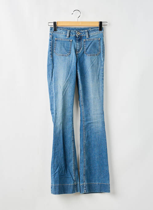 Blugi cu croială evazată albastru DENIM STUDIO femeie