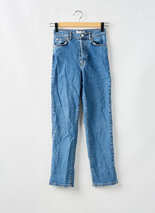 Blugi cu croială dreaptă albastru NA-KD femeie