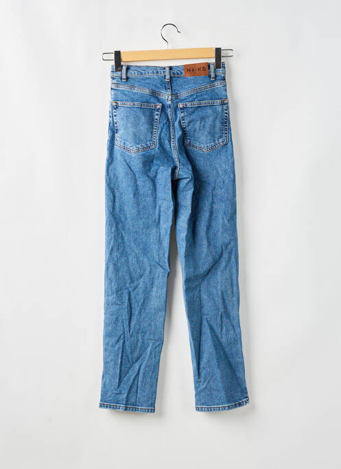 Blugi cu croială dreaptă albastru NA-KD femeie