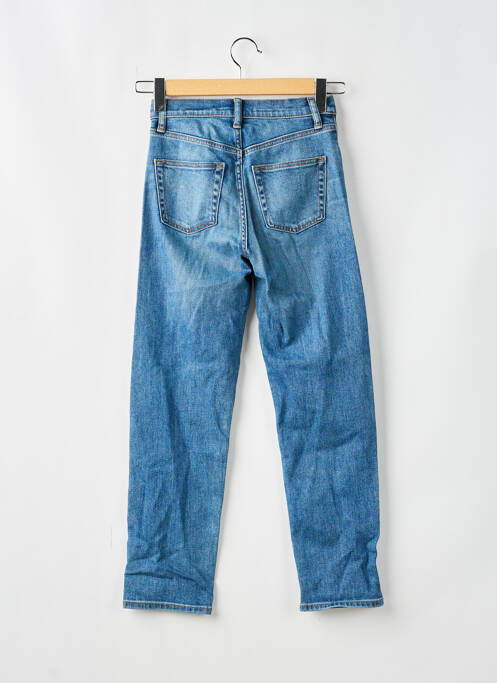 Blugi cu croială dreaptă talie înaltă talie înaltă albastru UNIQLO femme