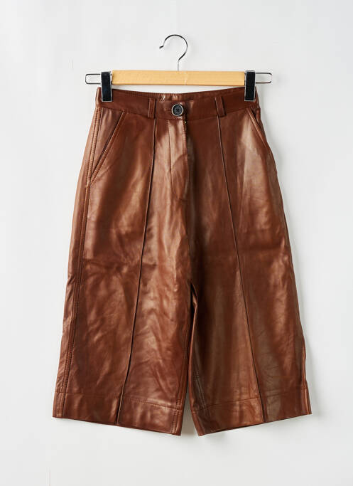 Pantalon trei sferturi maro BOUGUESSA femeie