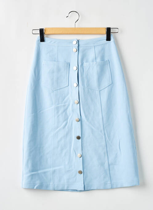 Fustă midi albastru SUNCOO femeie