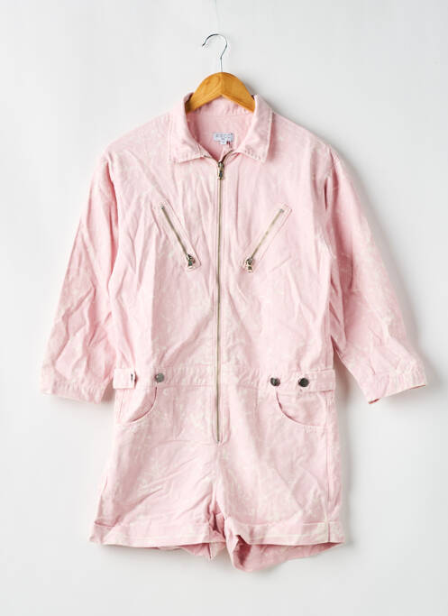 Salopetă scurtă roz RECC femeie