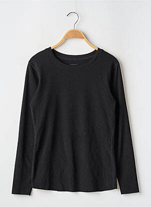 Top elasticitate mâneci lungi negru INNERSY femeie
