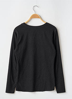 Top elasticitate mâneci lungi negru INNERSY femeie
