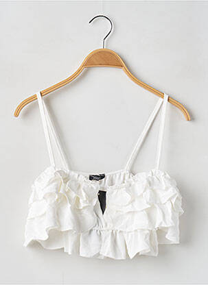 Top alb BOOHOO femeie