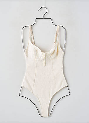 Body de lenjerie elasticitate bej GIRLS IN PARIS femeie