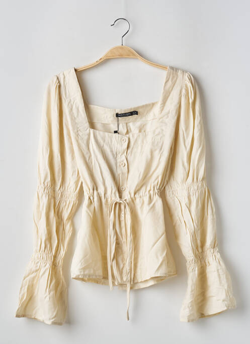 Cămașă bej NASTY GAL femeie