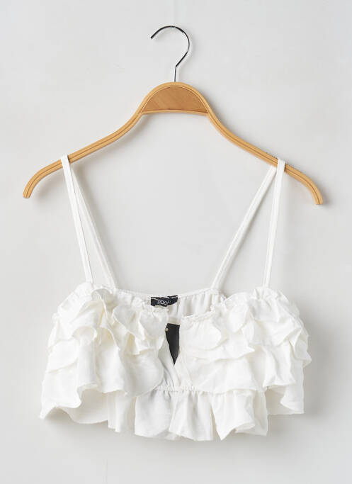 Top alb BOOHOO femeie