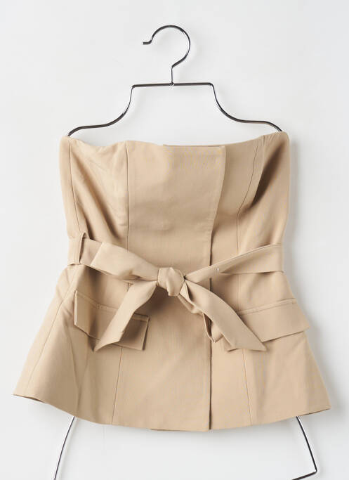 Top bej NA-KD femeie