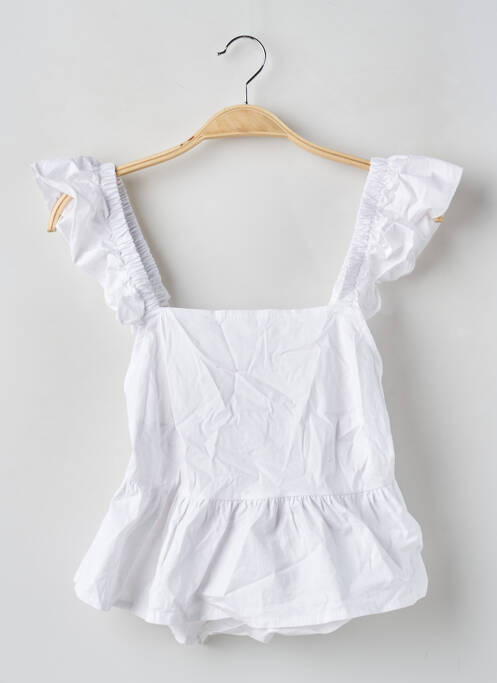 Top alb BENOA femeie