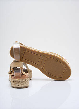 Espadrile vârf deschis toc plat până la 3 cm bej ALOHAS femeie