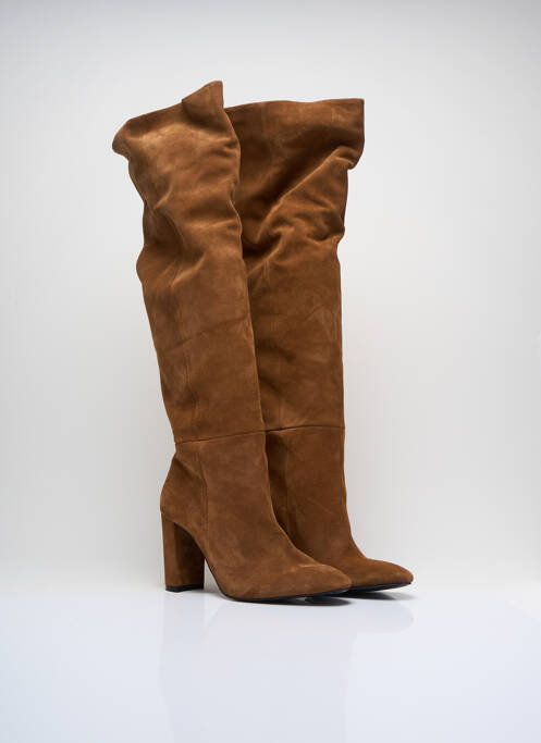 Cizme peste genunchi maro STRADIVARIUS femeie