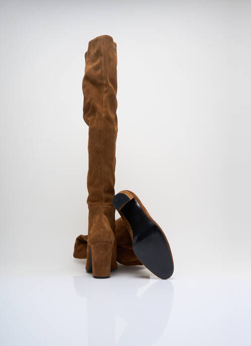 Cizme peste genunchi maro STRADIVARIUS femeie