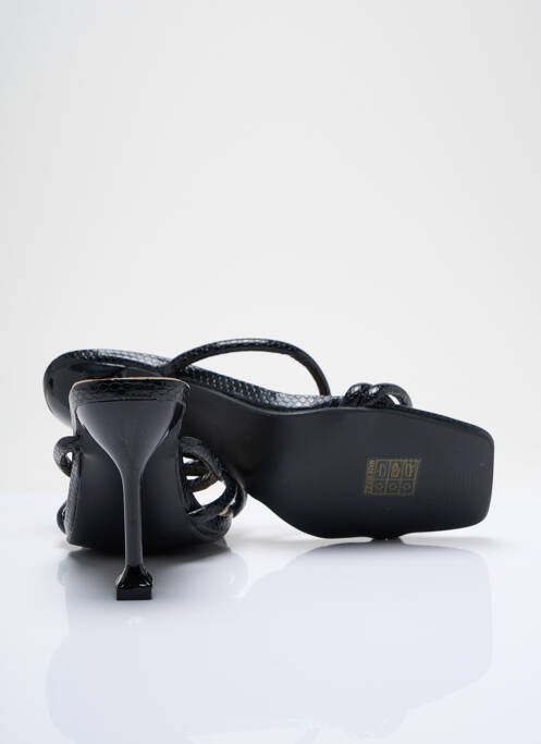 Șlapi negru QUANTICLO femeie