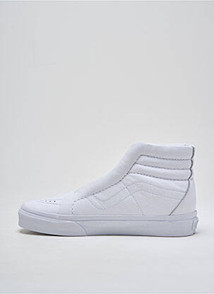 Adidași țesătură satinată vârf rotund alb VANS unisex
