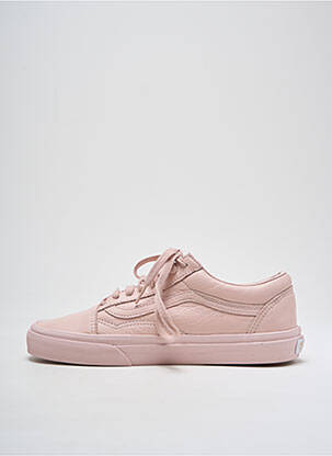 Adidași material neted toc plat până la 3 cm roz VANS femeie