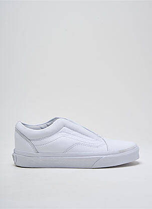 Adidași țesătură satinată vârf rotund alb VANS unisex