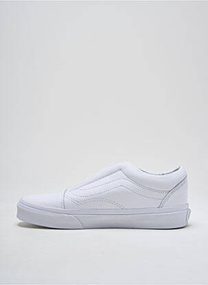 Adidași țesătură satinată vârf rotund alb VANS unisex