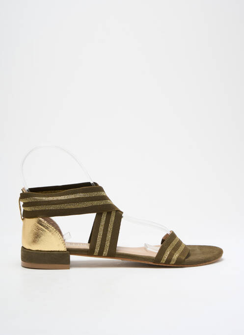 Sandale/Pantofi decupați verde LOLLIPOPS femeie