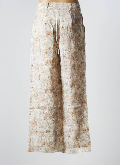 Pantalon larg bej LA FEE MARABOUTEE femeie