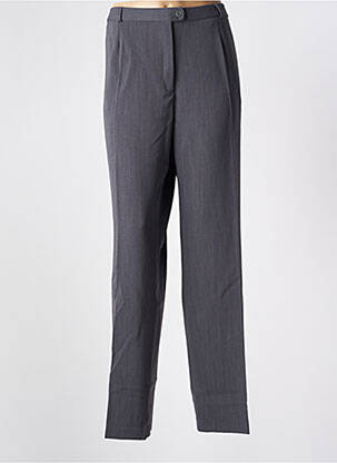 Pantalon drept gri ANNE KELLY femeie