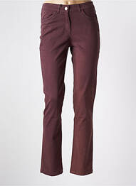 Pantalon slim buzunare maro ÉTYMOLOGIE femme