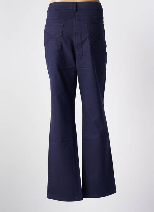 Pantalon drept albastru LEBEK femeie