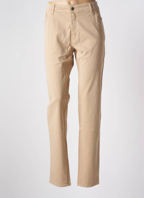 Pantalon slim bej COWEST femeie