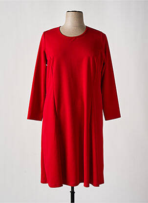 Rochie midi roșu IMPULSION femeie