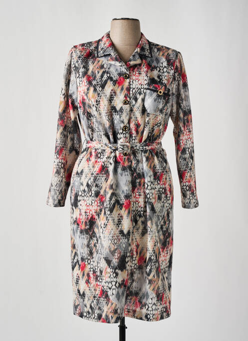 Rochie midi gri GUY DUBOUIS femeie