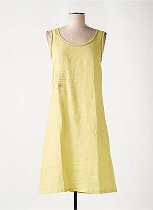 Rochie midi galben ARMOR LUX femeie