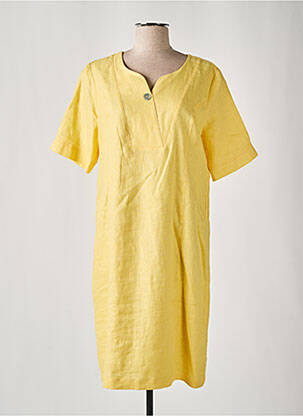 Rochie midi galben MICHA femeie