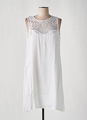 Rochie midi alb MASSANA femeie