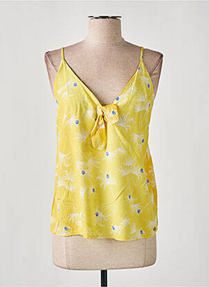 Top galben ÉTYMOLOGIE femeie