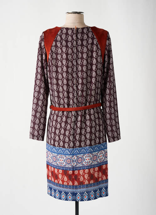 Rochie scurtă maro IMPULSION femeie