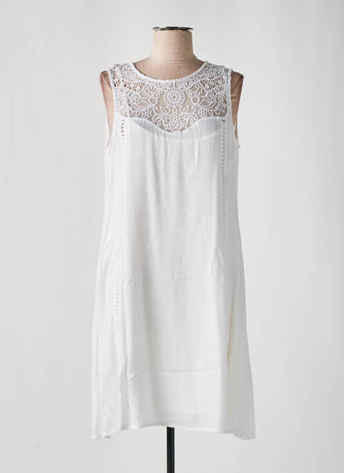 Rochie midi alb MASSANA femeie