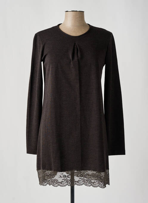 Tunică mâneci lungi gri MORETTA femeie