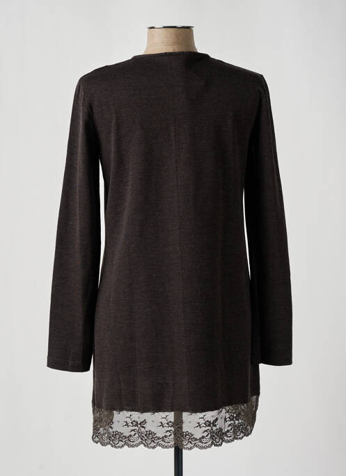 Tunică mâneci lungi gri MORETTA femeie