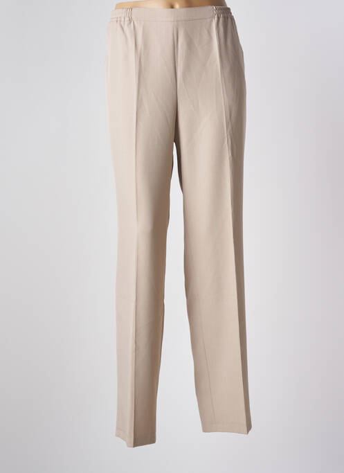 Pantalon drept bej LEBEK femeie