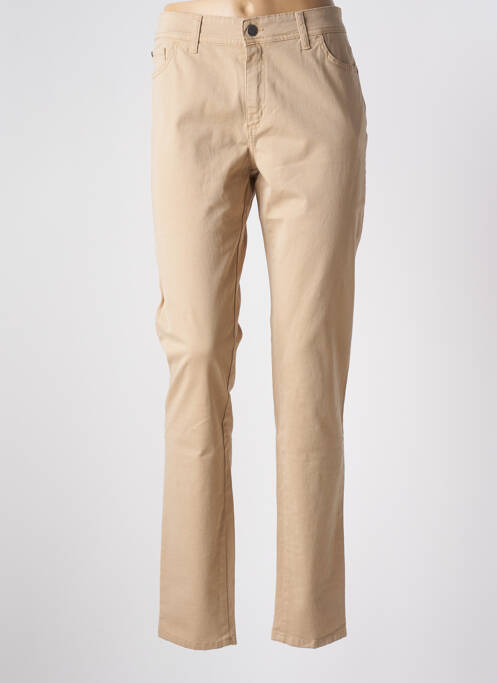 Blugi cu croială slim bej COWEST femeie