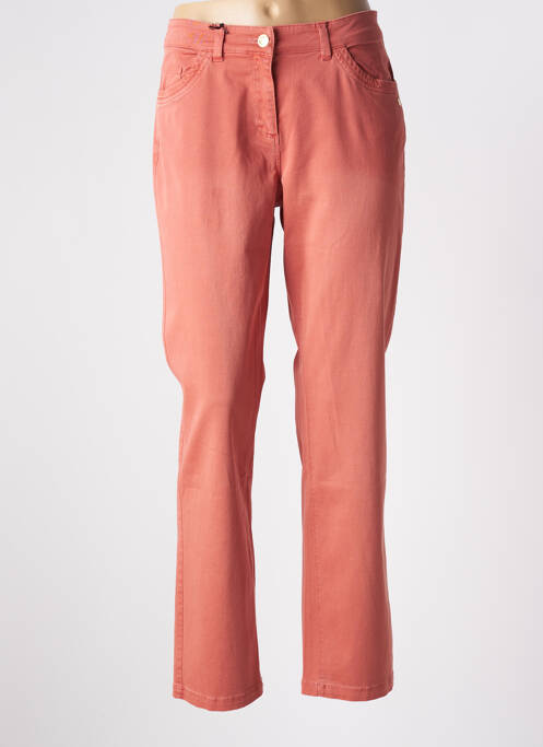 Pantalon slim roz ÉTYMOLOGIE femeie