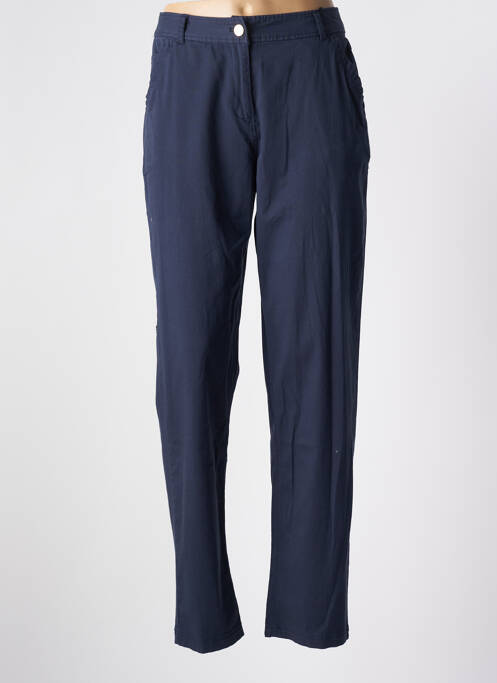 Pantalon drept albastru ÉTYMOLOGIE femeie